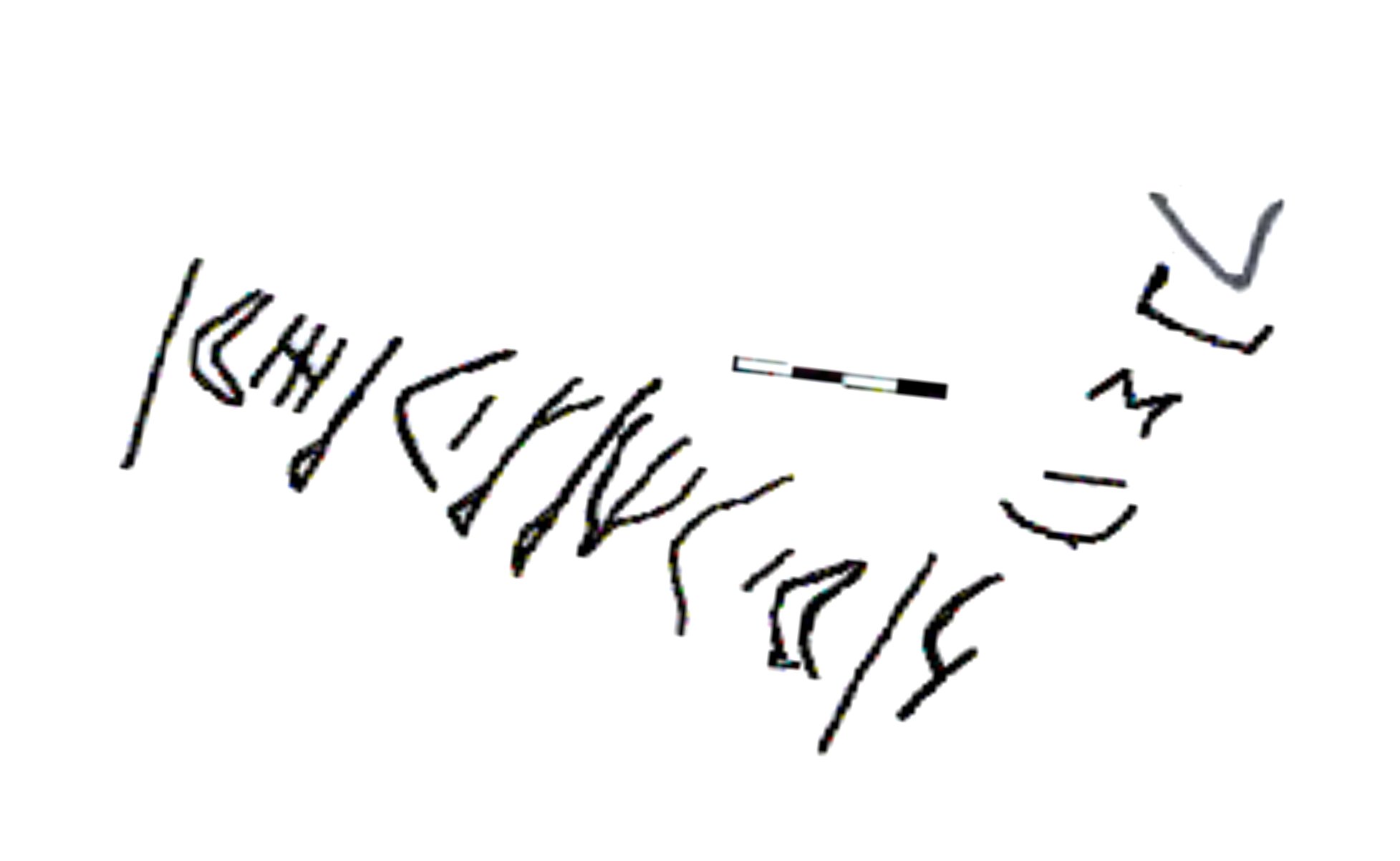 inscription of siglum AAEK 279