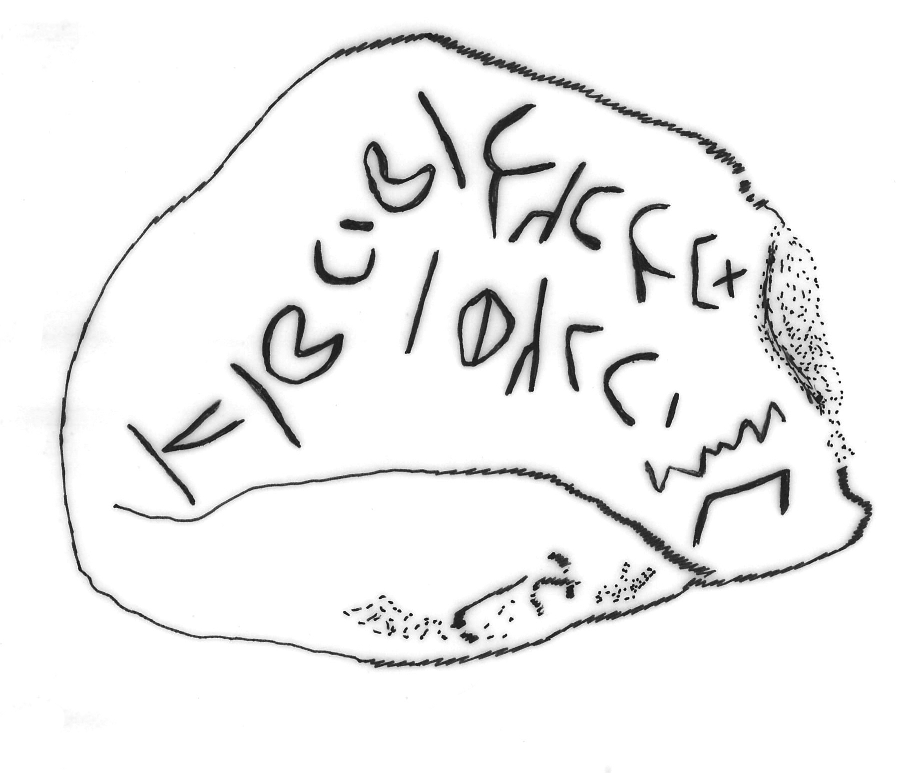 inscription of siglum AAEK 38