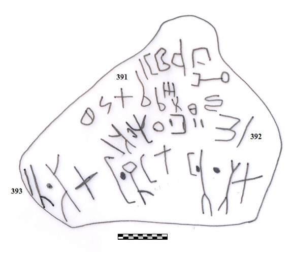 inscription of siglum AAEK 392