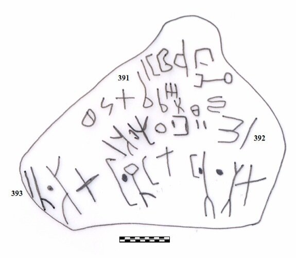 inscription of siglum AAEK 393