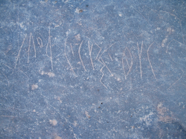 inscription of siglum AMSI 101