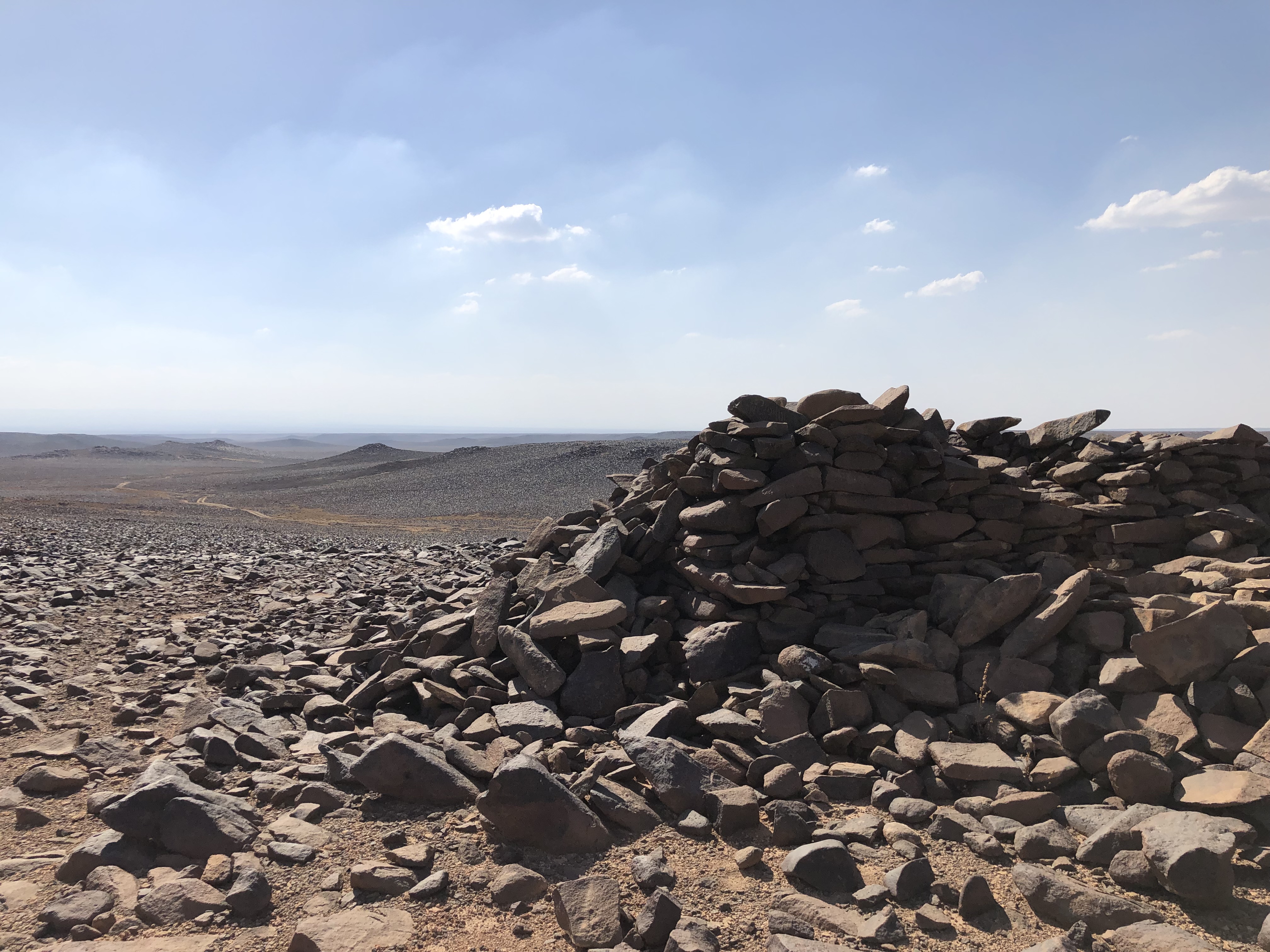 Cairn at which AMSI 41 was discovered 