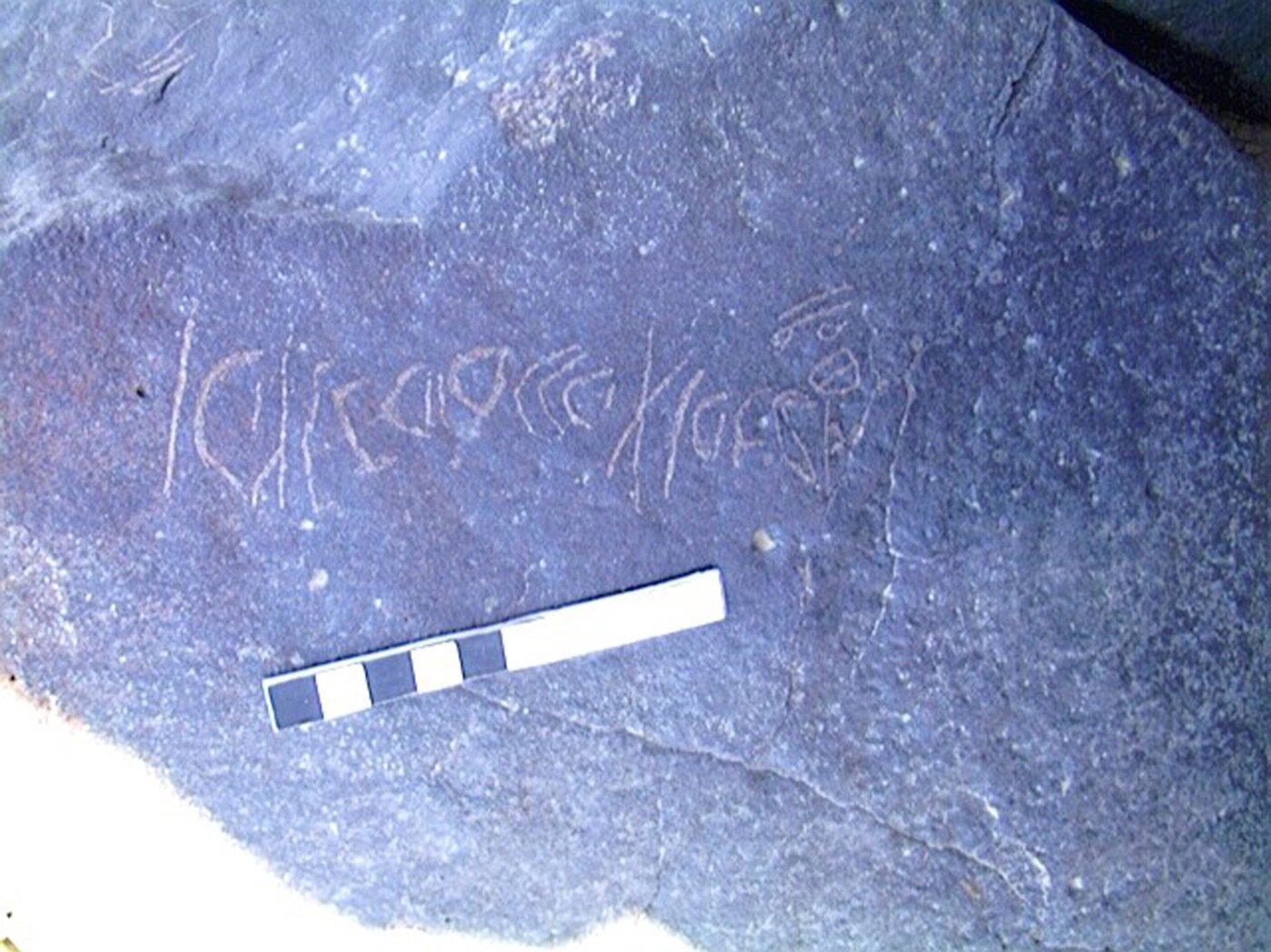 inscription of siglum AMWR 101