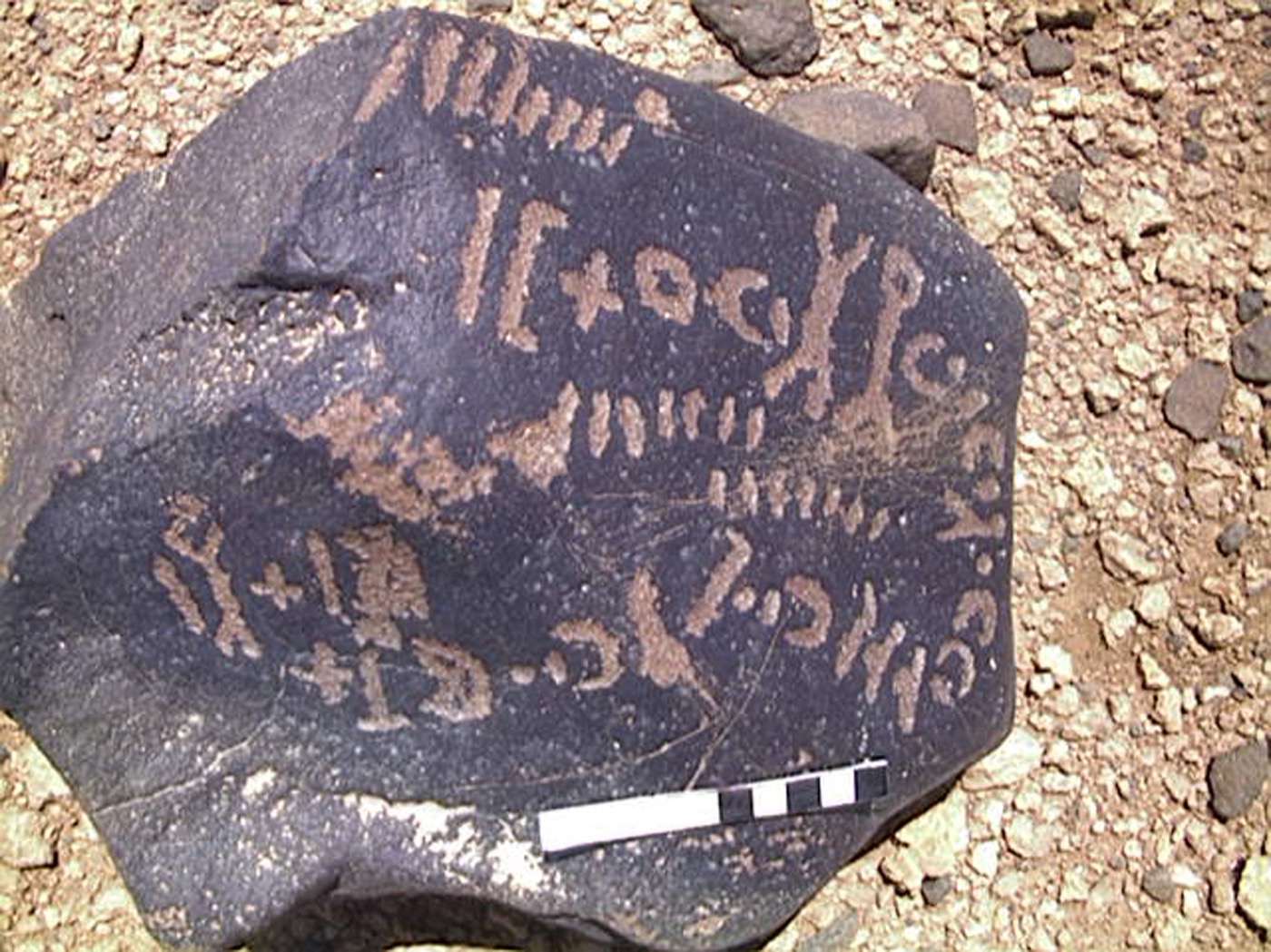 inscription of siglum AMWR 166.1