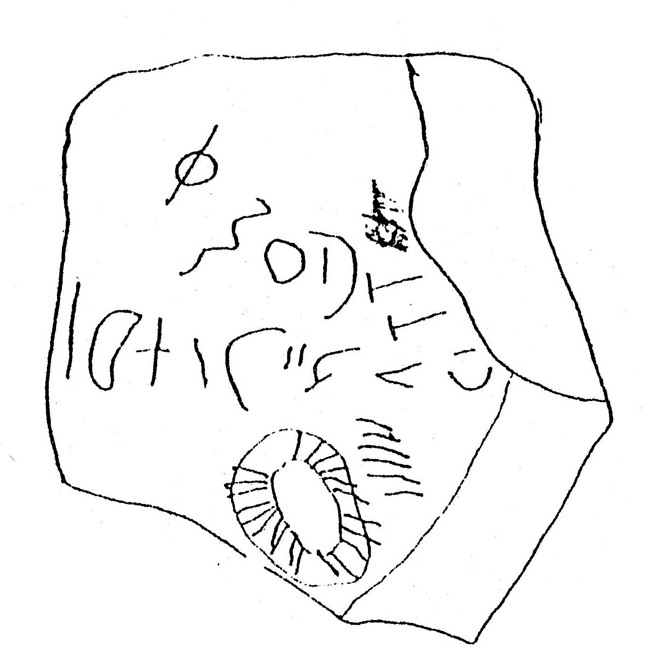 inscription of siglum ASWS  5