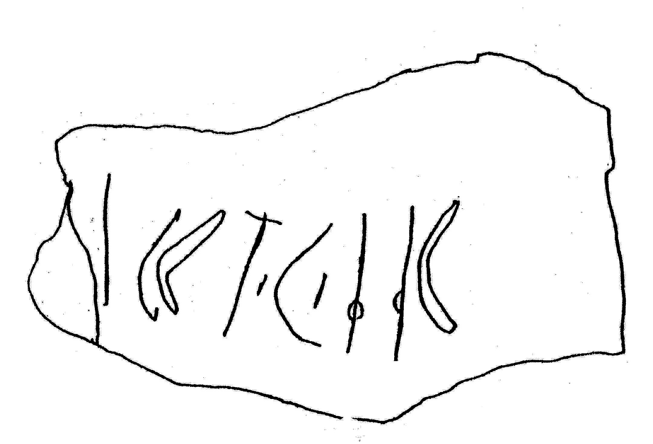 inscription of siglum ASWS 105