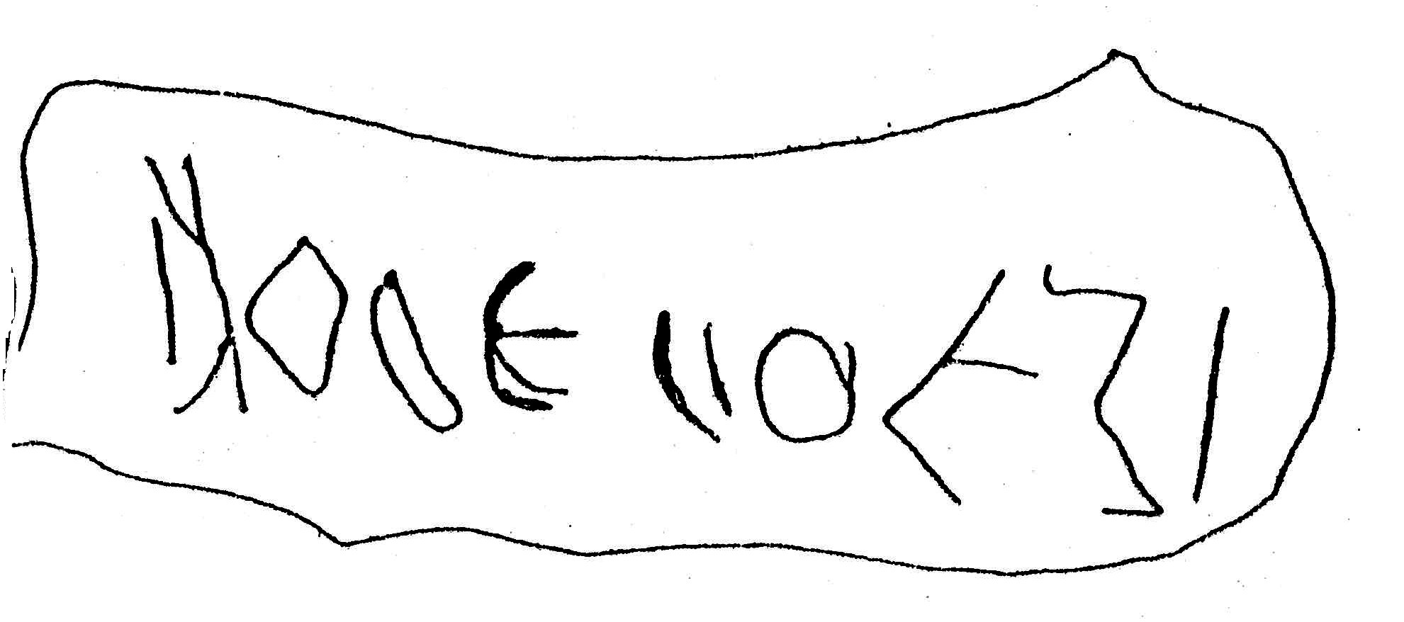 inscription of siglum ASWS 140