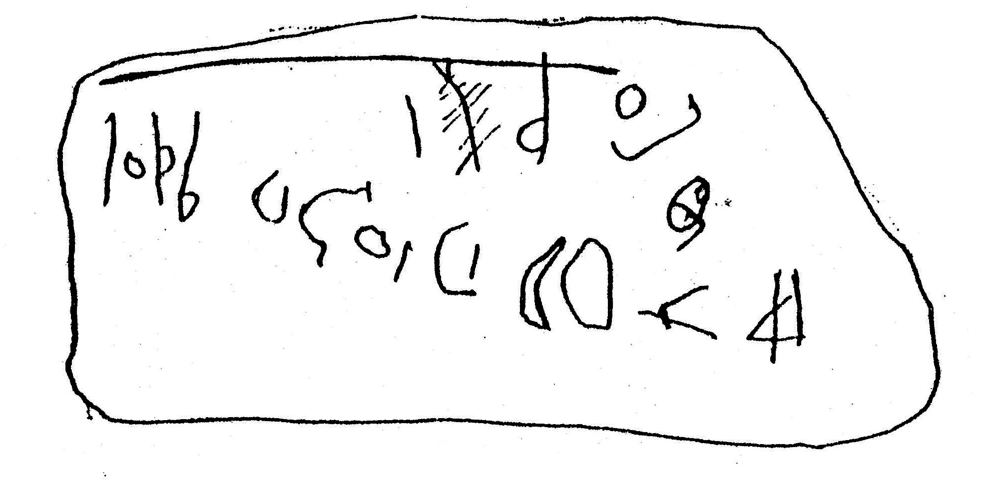 inscription of siglum ASWS 148