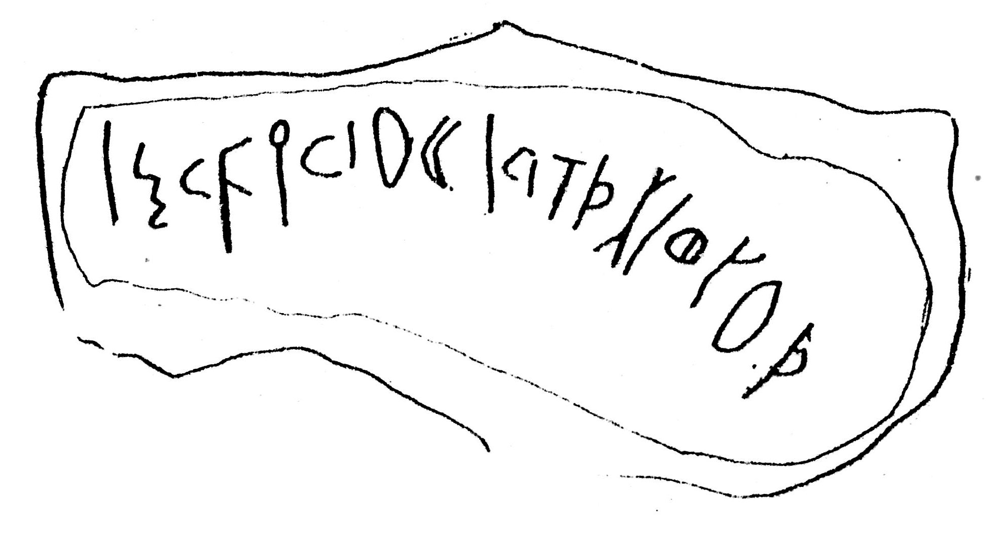 inscription of siglum ASWS 310