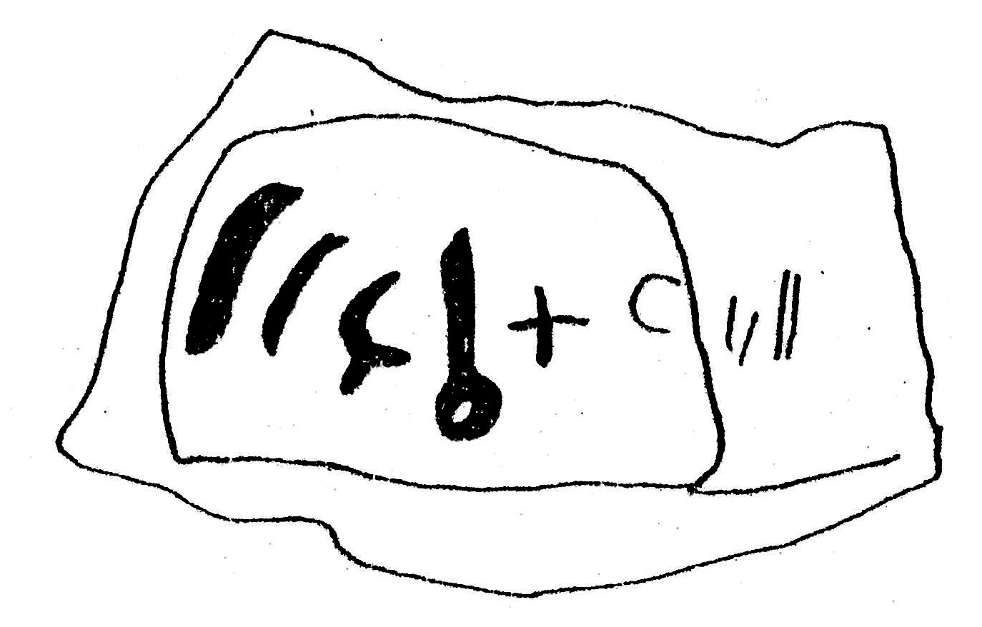 inscription of siglum ASWS 322