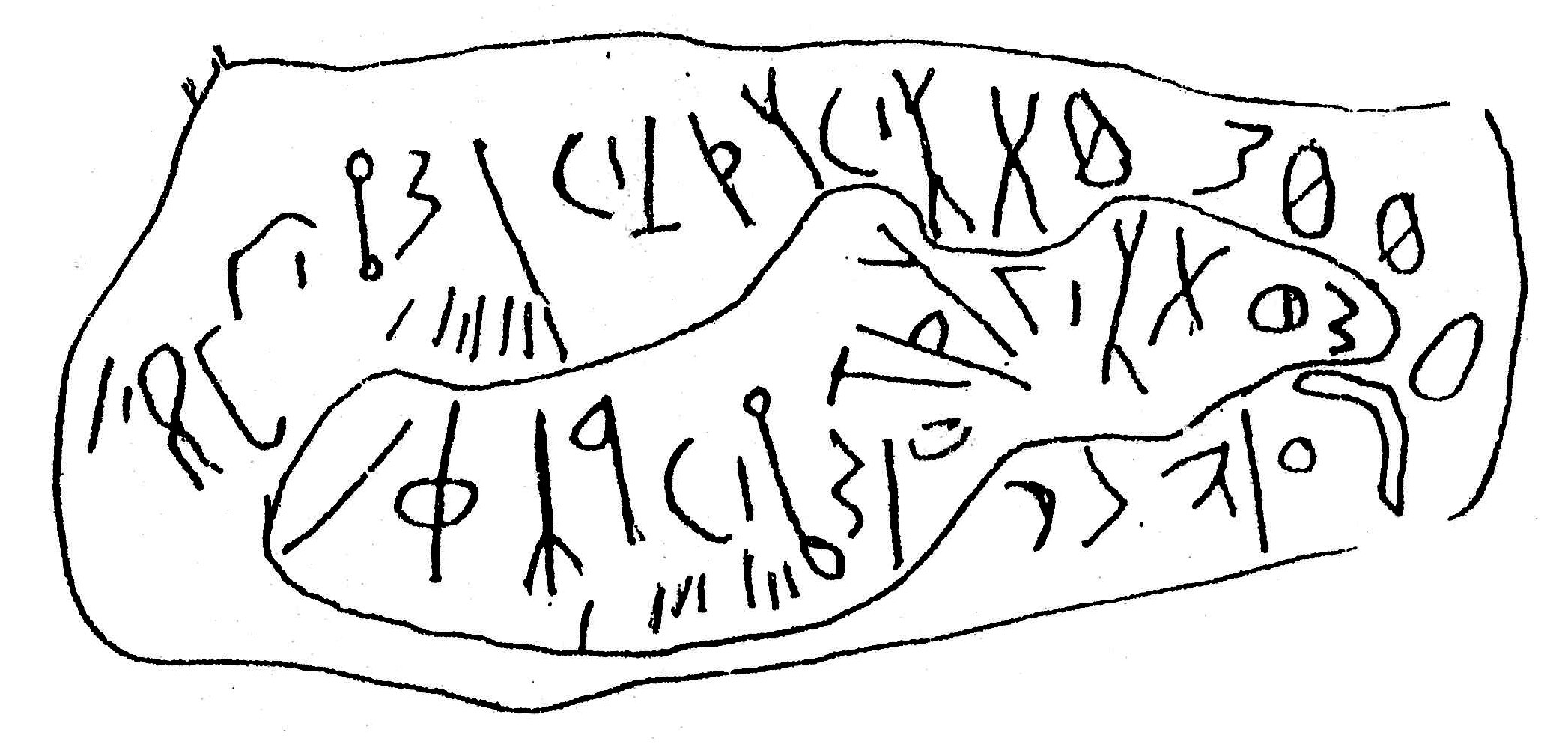 inscription of siglum ASWS 325