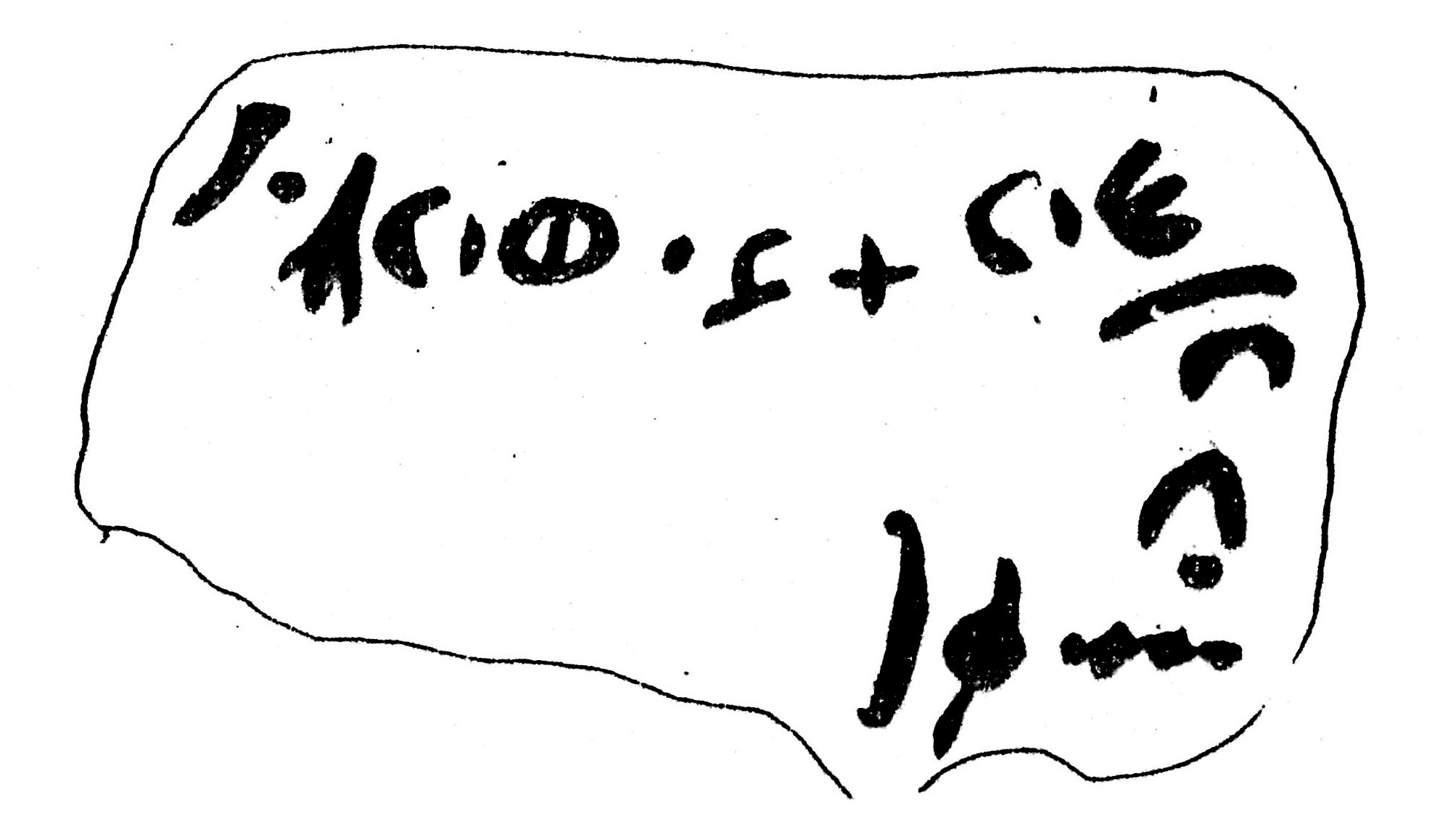 inscription of siglum ASWS 356