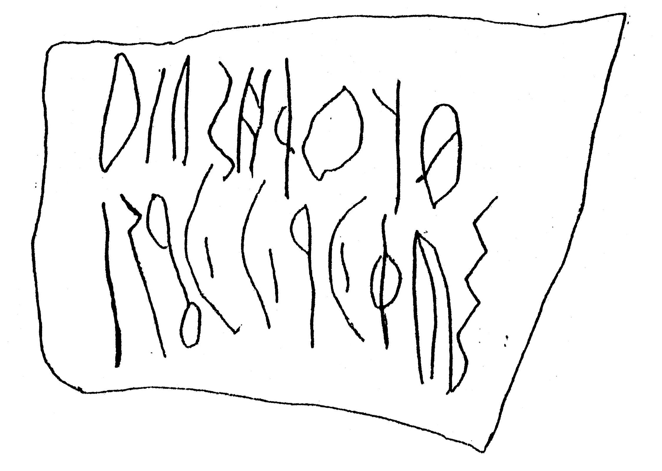 inscription of siglum ASWS 69