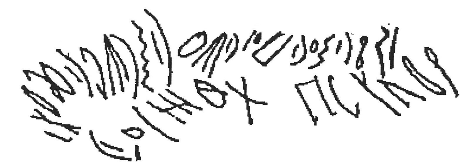 inscription of siglum AWS 139