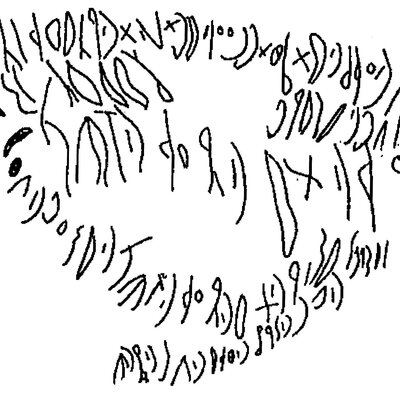 inscription of siglum AWS 2