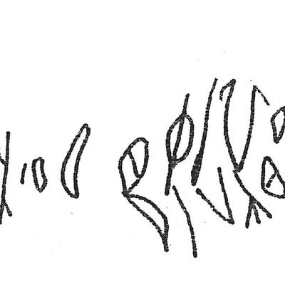 inscription of siglum AWS 208