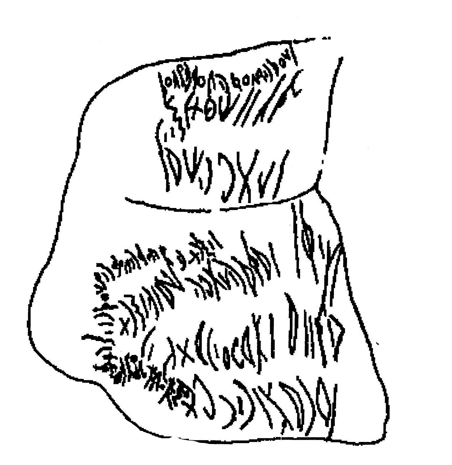 inscription of siglum AWS 21