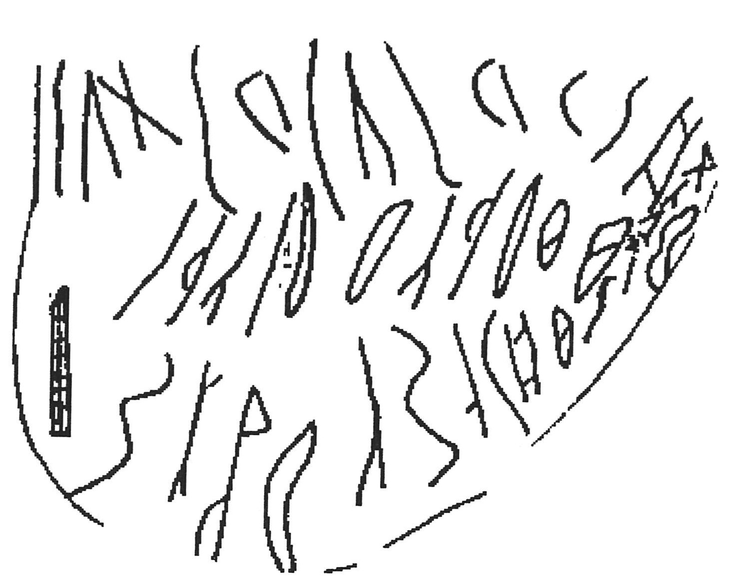 inscription of siglum AWS 243