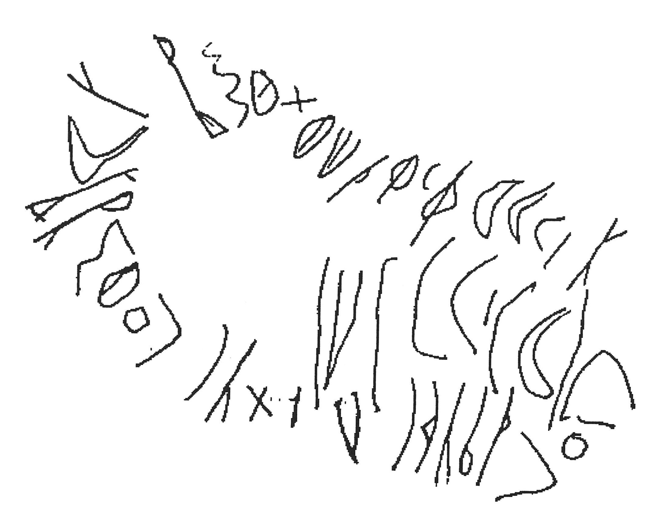 inscription of siglum AWS 244