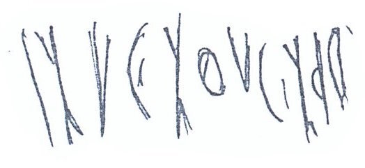 inscription of siglum AWS 252