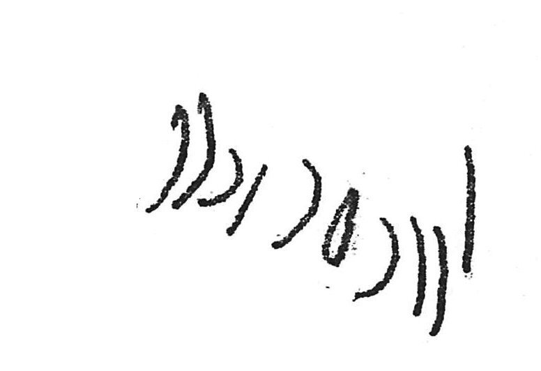 inscription of siglum AWS 295