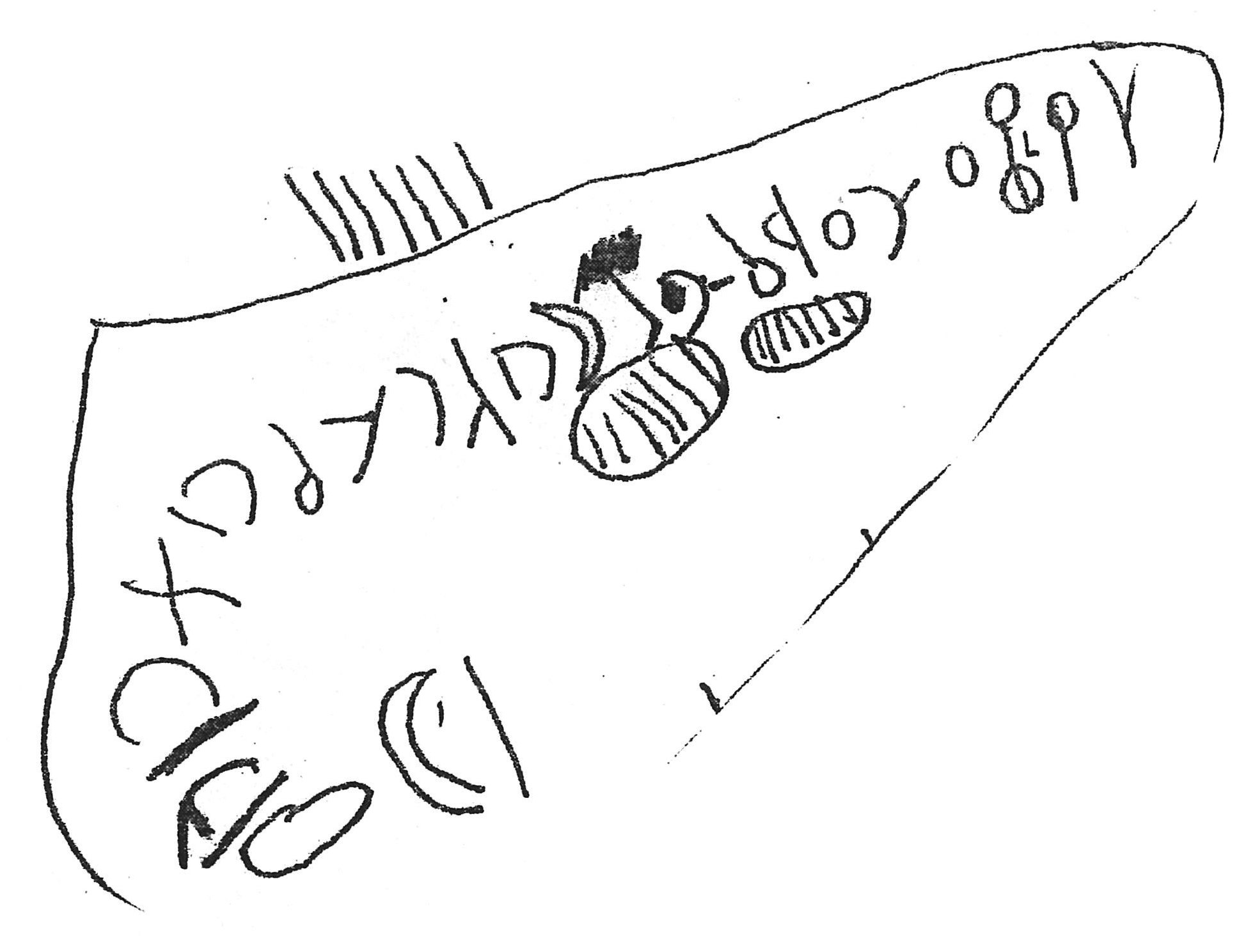 inscription of siglum AWS 335