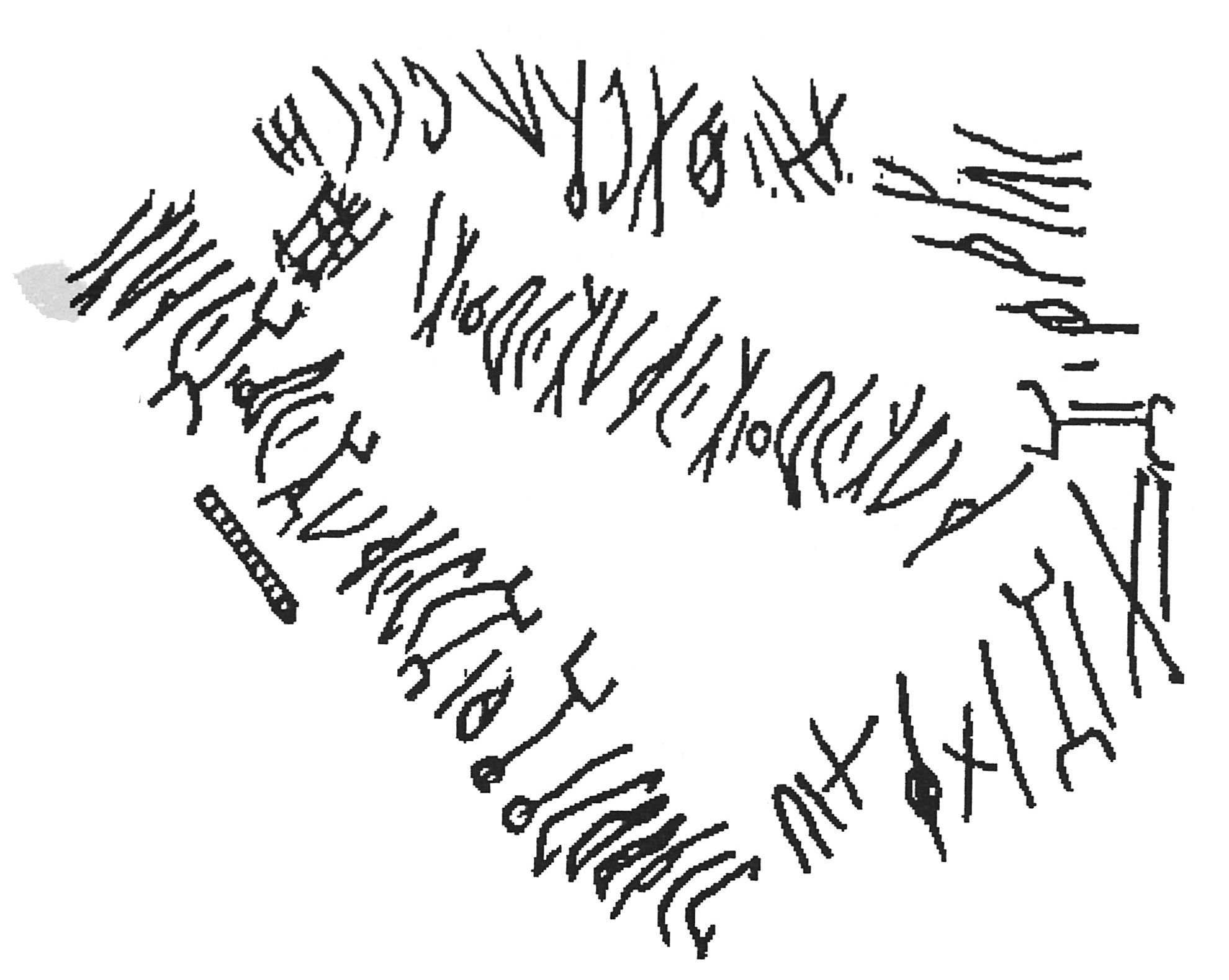 inscription of siglum AWS 341