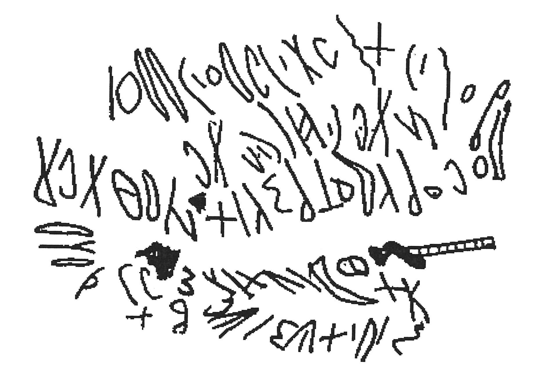 inscription of siglum AWS 343