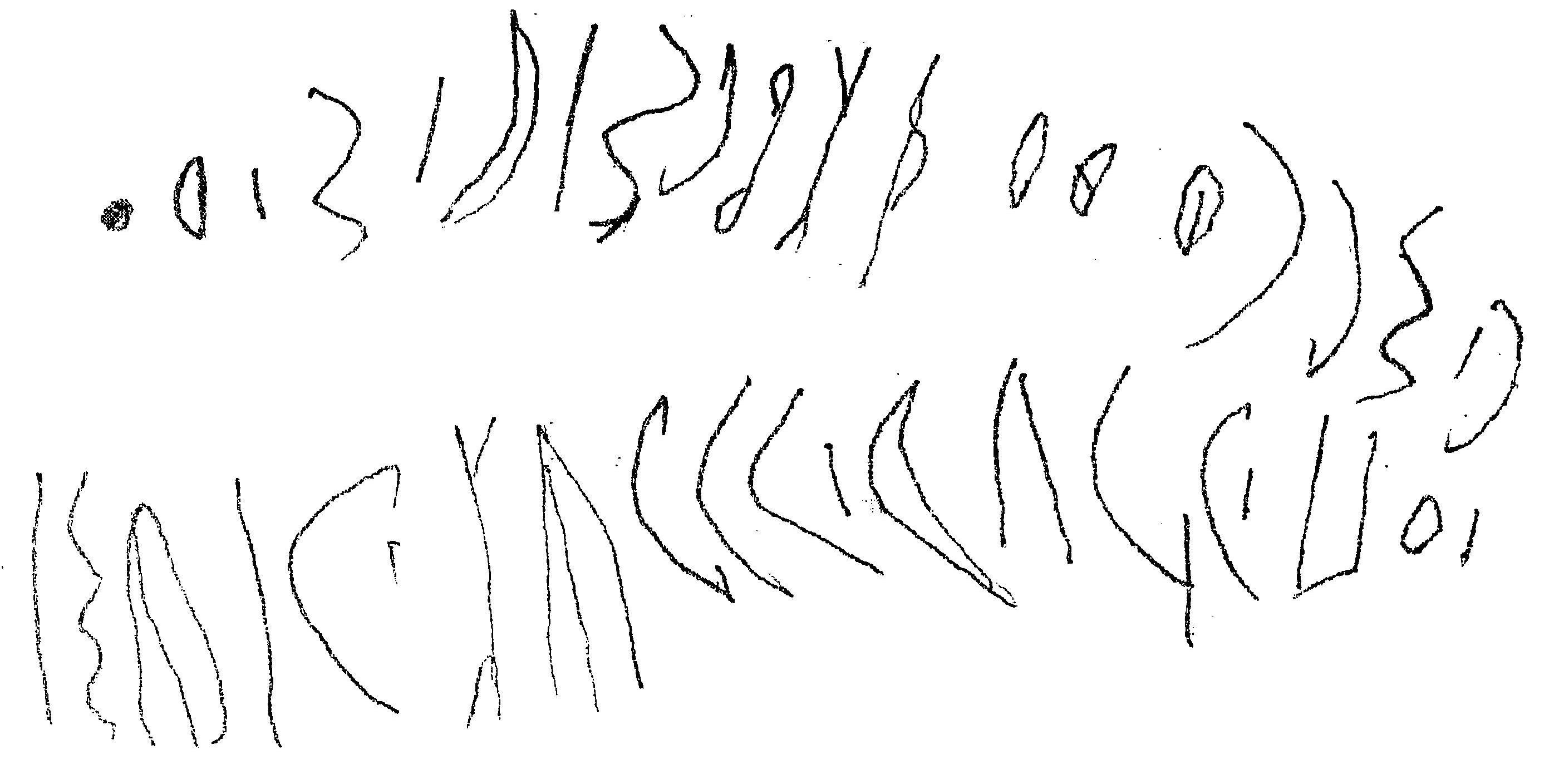 inscription of siglum AWS 36