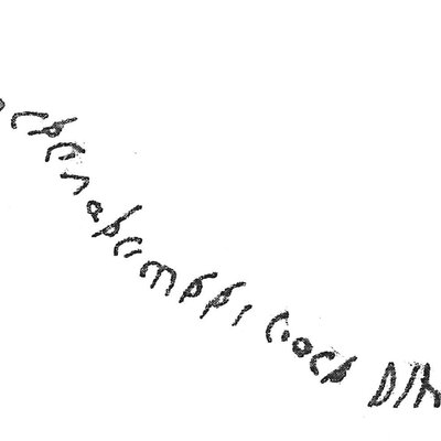 inscription of siglum AWS 375