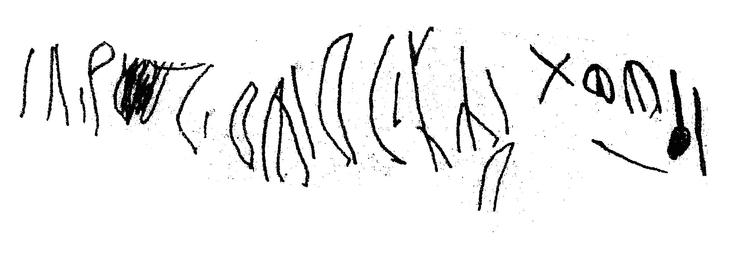 inscription of siglum AWS 45