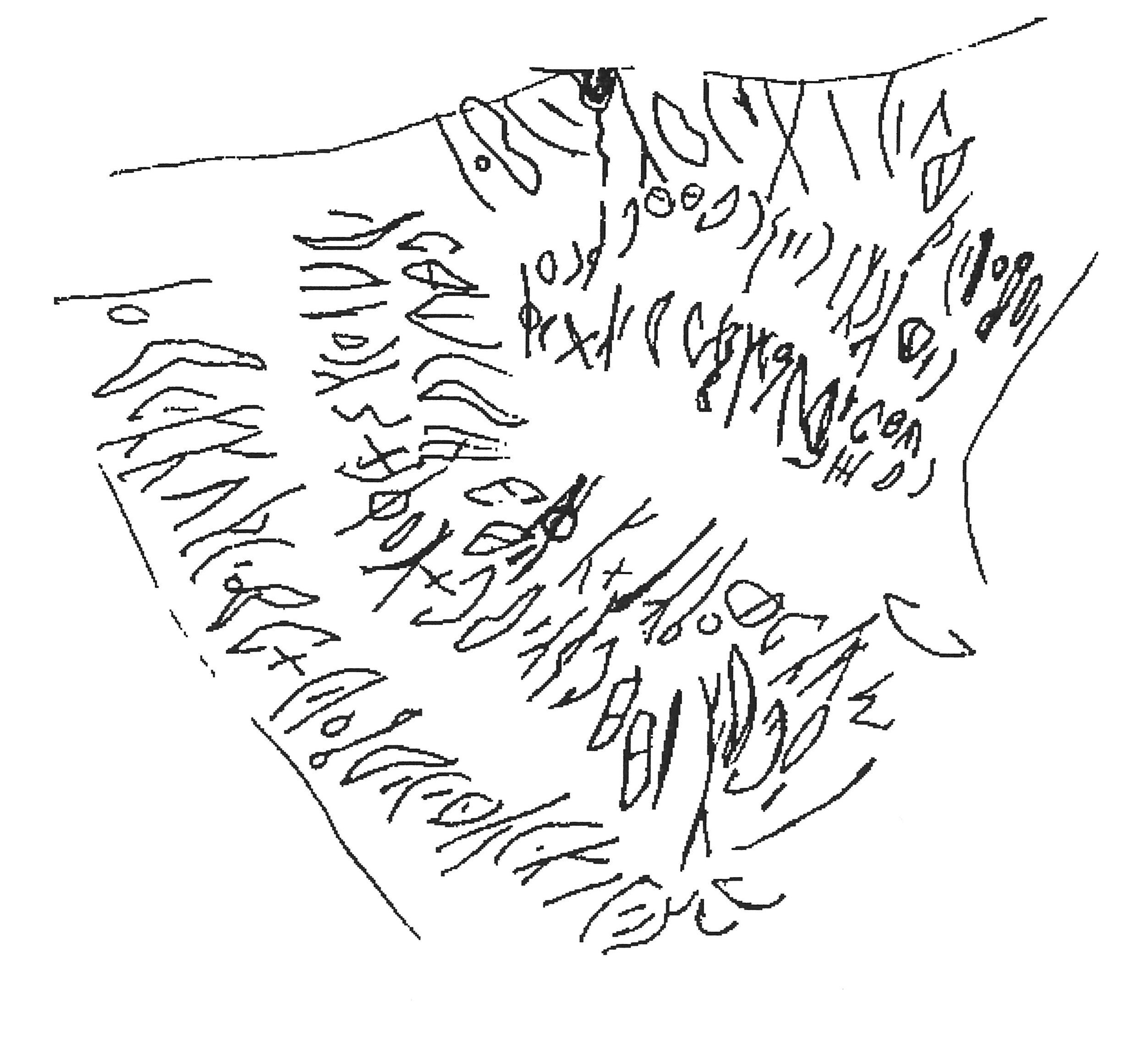 inscription of siglum AWS 53