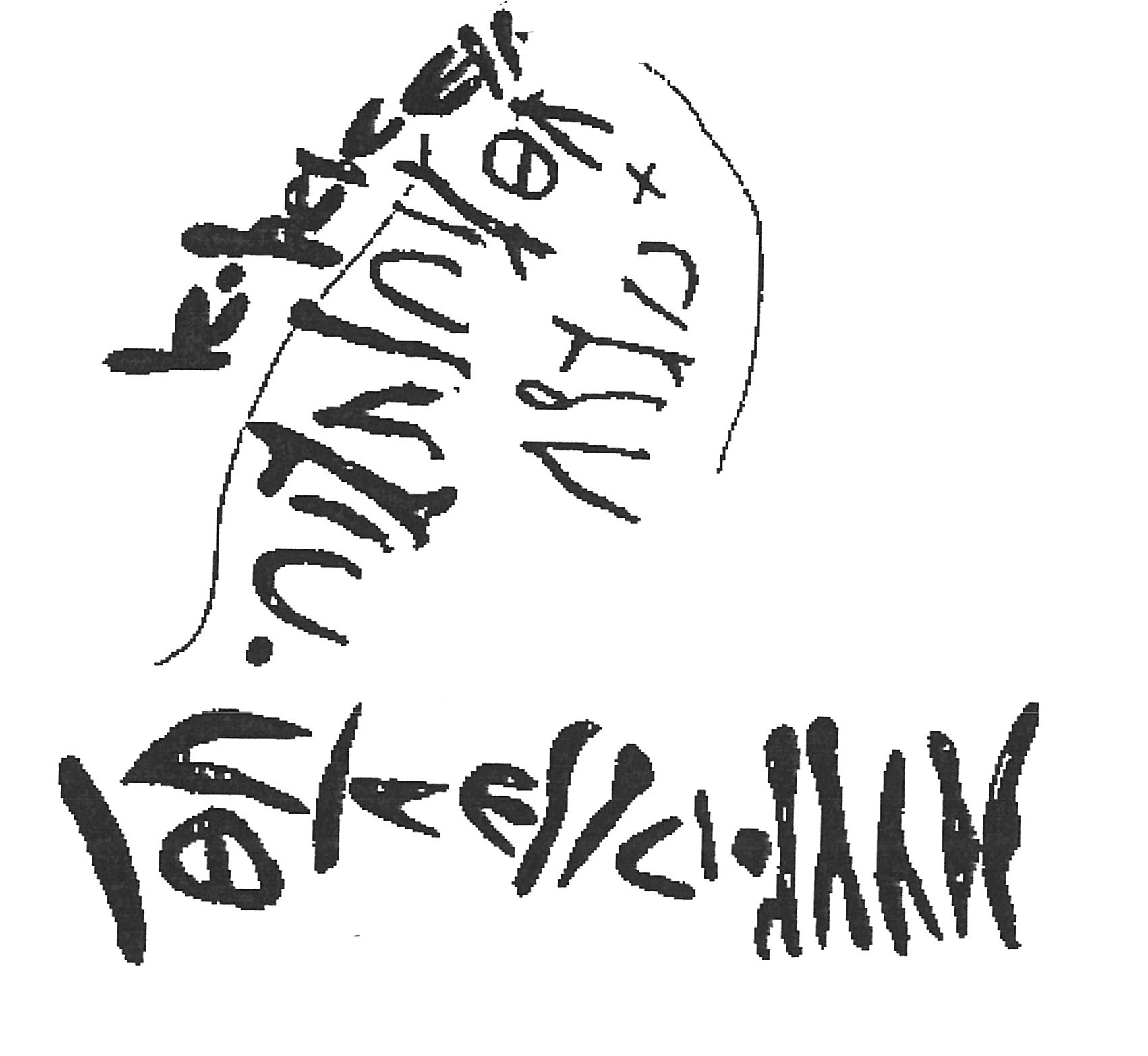 inscription of siglum AWS 98