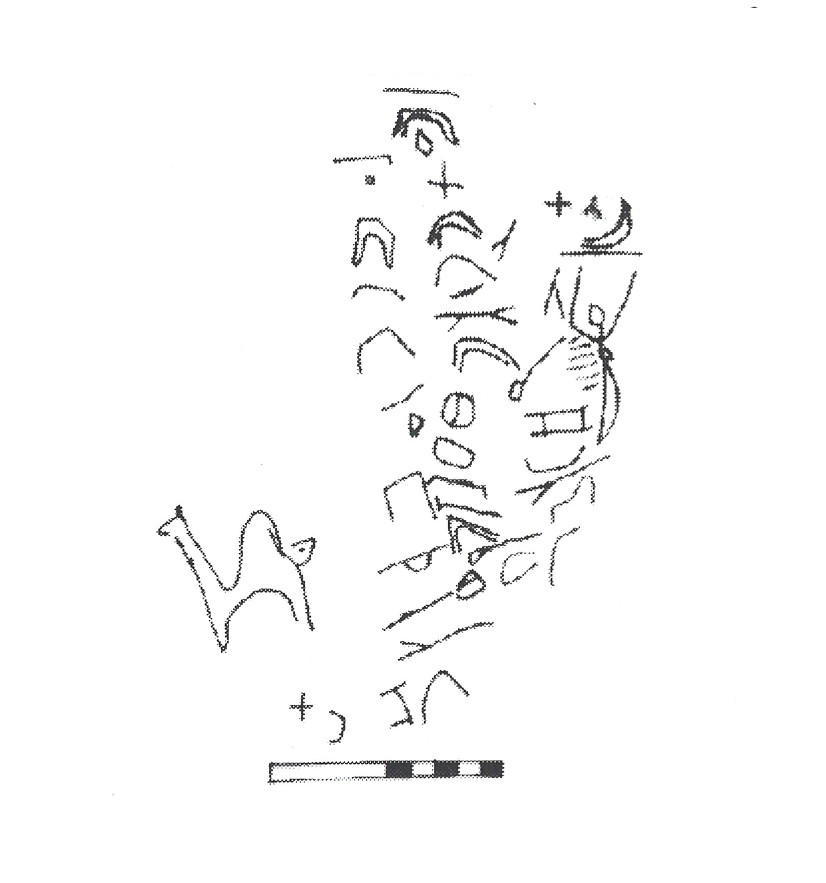 inscription of siglum AbaNS 107