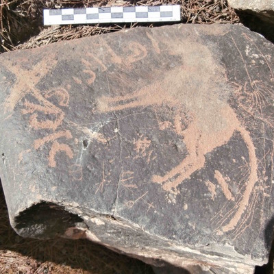 inscription of siglum Al-Mafraq Museum 73