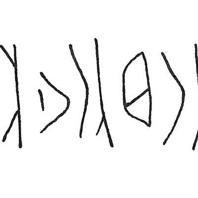 inscription of siglum C 1001