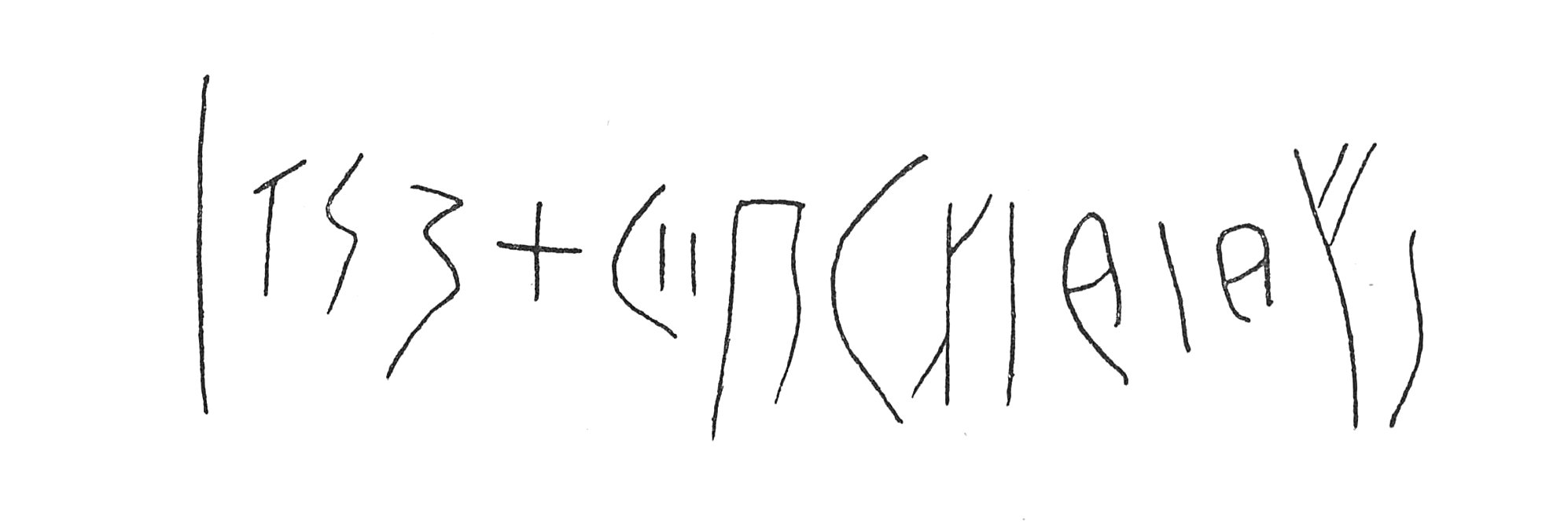 inscription of siglum C 1006