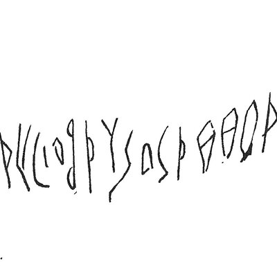 inscription of siglum C 1043