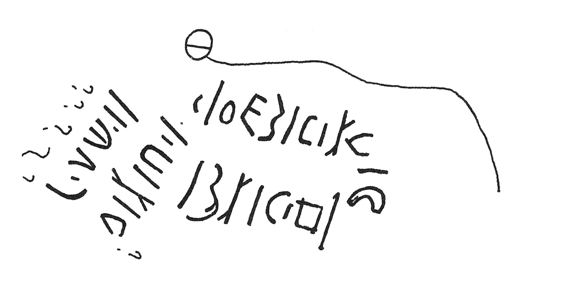 inscription of siglum C 1052