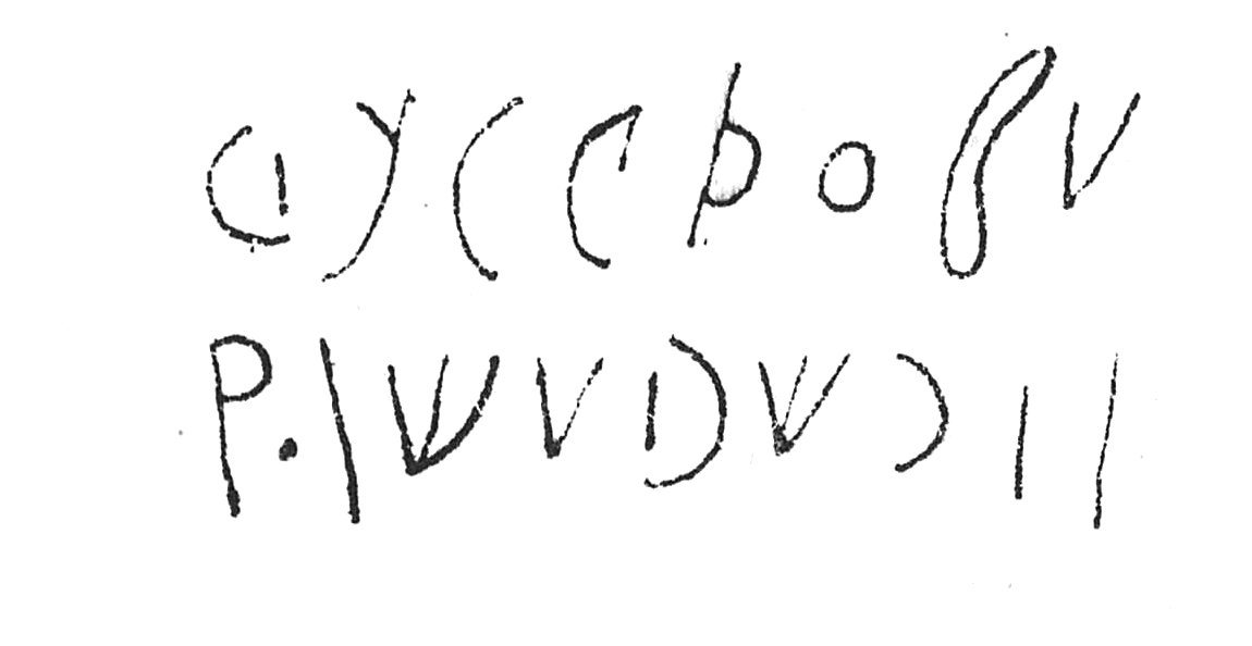 inscription of siglum C 1064
