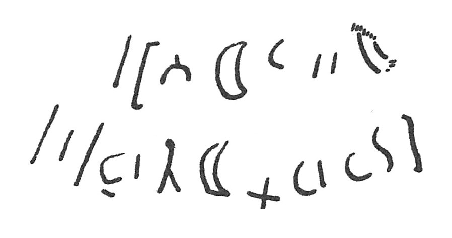 inscription of siglum C 107