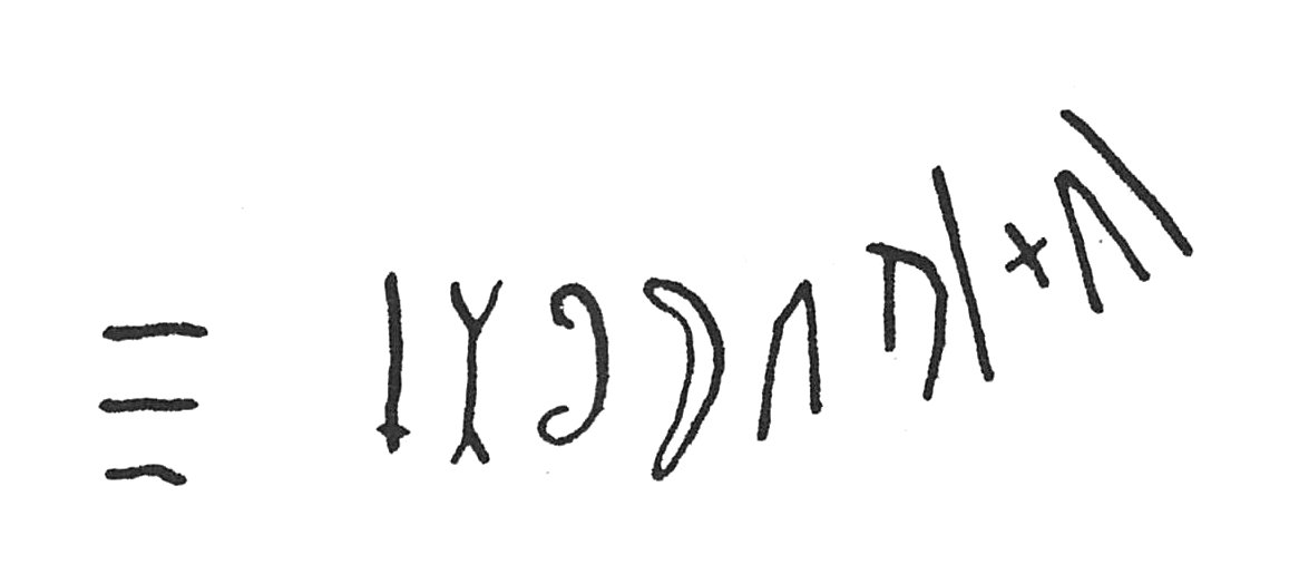 inscription of siglum C 1096