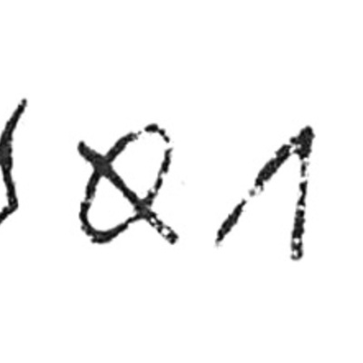 inscription of siglum C 1106.1