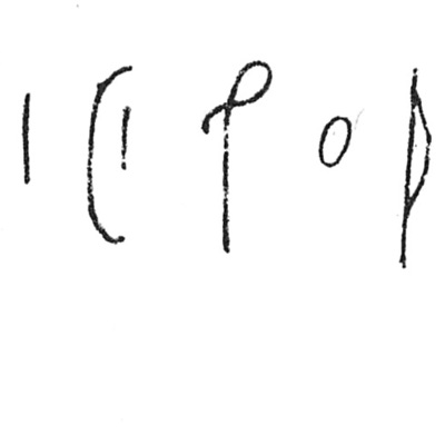 inscription of siglum C 1106.3