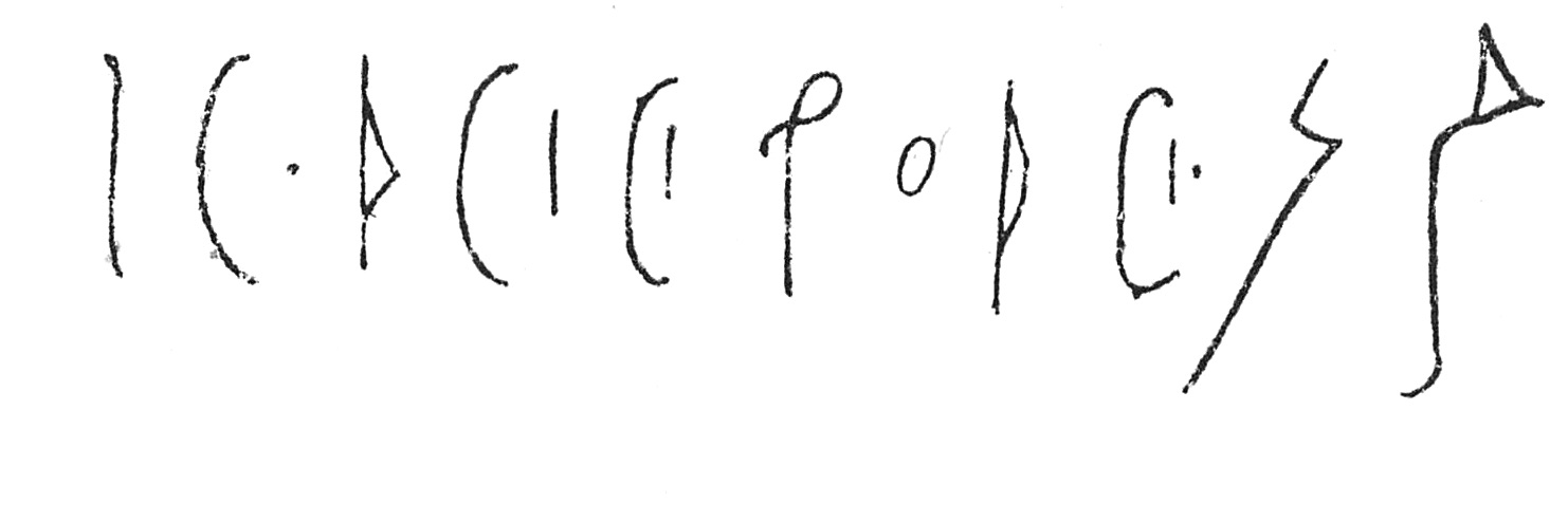 inscription of siglum C 1106.3