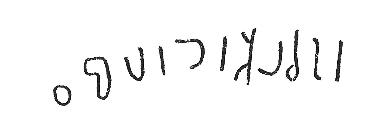 inscription of siglum C 1169