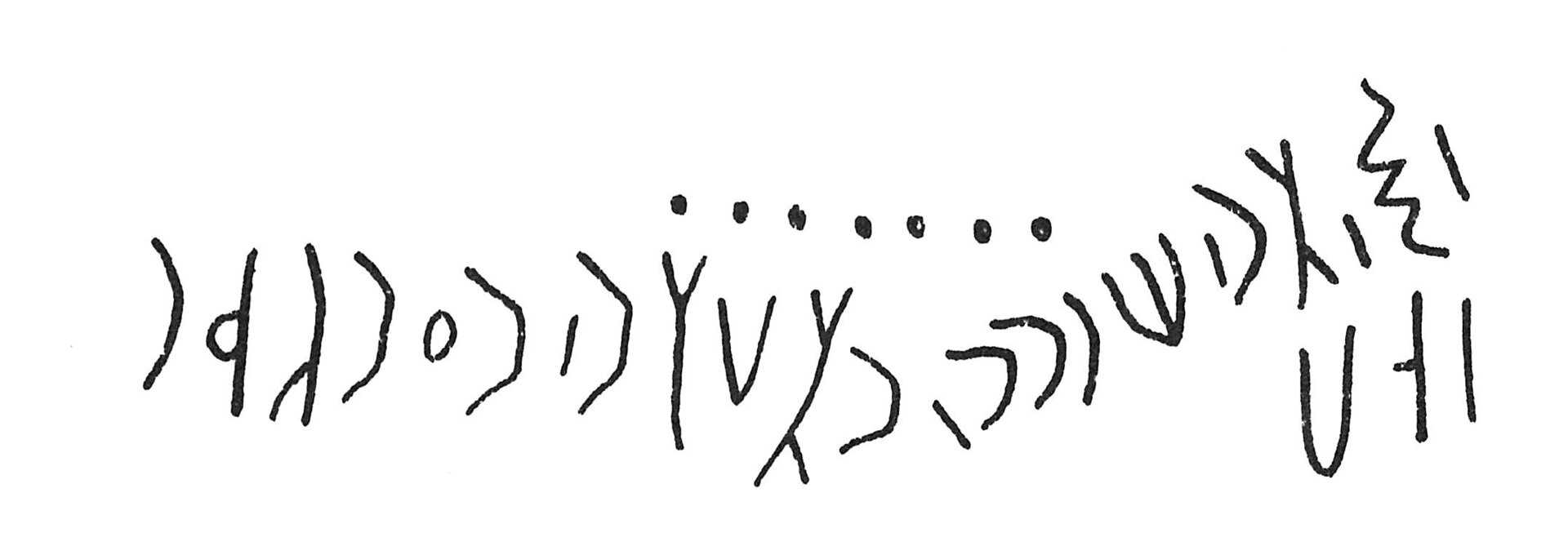 inscription of siglum C 1173