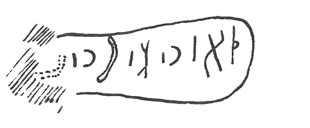 inscription of siglum C 121