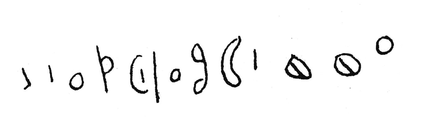 inscription of siglum C 1249