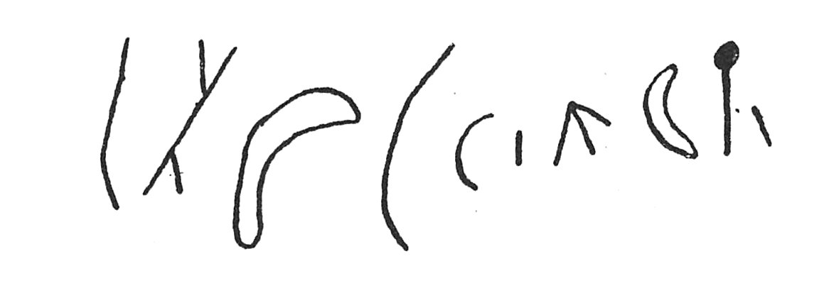 inscription of siglum C 1307